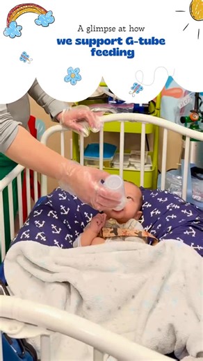 Medical Daycare on Instagram: "What is a G-tube? A gastrostomy tube provides nutrition directly to the stomach when a baby needs extra support with feeding or growth. It’s a safe, common, and important tool for helping little ones thrive and families never walk the journey alone. 💛✨ #gtubefeeding #childdevelopment #ppec #pediatrichealth #miamippec"