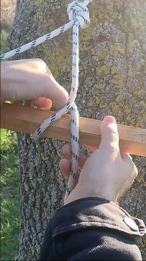 DIY Rope Ladder in Seconds! 🪜