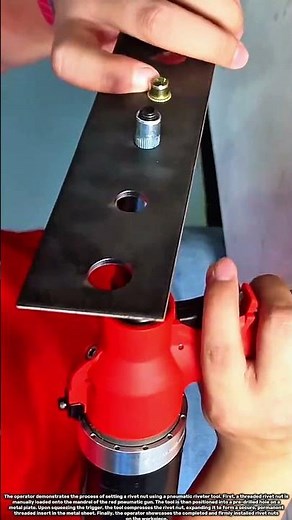 🛠️ Amazing Efficiency From Pneumatic Rivet Guns #skills #works #tools #machine #satisfying