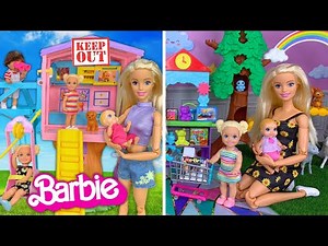 Barbie Doll Family Toddler New Clubhouse and Children's Museum Story