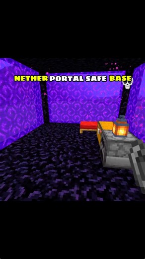 The SAFEST Nether Portal Base! 🛡️🔥