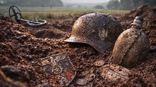 WWII artifacts recovered across the Netherlands, Belgium, and Germany reveal forgotten frontline positions