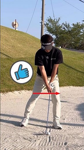 How to bunker shot !! バンカーの構え方と振り方！#ゴルフ #골프 #golf