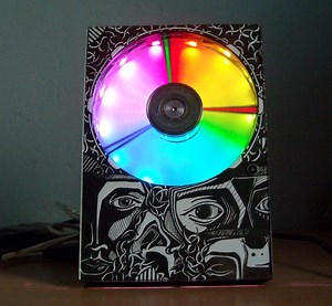 POV Hard Drive Clock