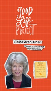 🎧 If you’re ever heard the term, “highly sensitive person,” or even been called highly sensitive and maybe even recoiled a bit when that happen, you’ll be deeply moved by the work of today’s guest, Dr. Elaine Aron. She first identified high sensitivity as a distinct character trait more than 25 years ago, introducing the term “Highly Sensitive Person” to describe someone who is easily overwhelmed by strong sensory input, subtleties in environment and other people’s moods, and deeply feels press