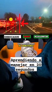 9.6M views · 170K reactions | Aprendiendo a manejar un auto mecánico en 20 segundos. . . . . #autos #consejos #tips #estadosunidos #mexico #cars #driving | José Fernando | Facebook