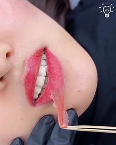 10M views · 10K reactions | Lip tattoo tutorial for the day! | Lilyon | Facebook