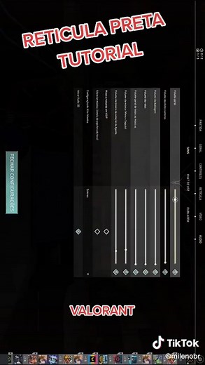 Valorant Tutorial: How to Create a Black Reticule