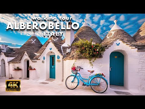 Exploring Alberobello 🇮🇹 ITALY 🇮🇹 Italy’s Unique Village of Trulli Houses | WALKING TOUR 4K
