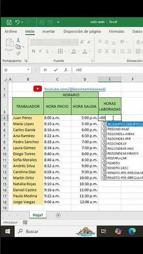 How to calculate hours worked in Excel