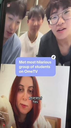 Funny Chinese Mandarin Students on OmeTV