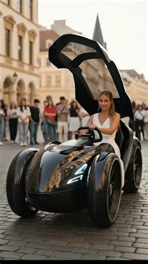 Girl Powers On a Futuristic Hoverbike in Public! 🚀