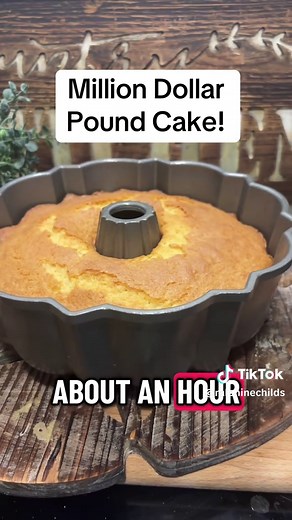 Ultimate Million Dollar Pound Cake Recipe