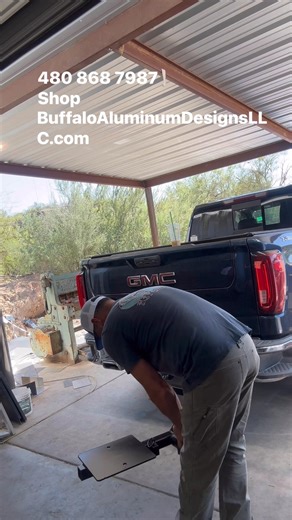 Adjustable anvil swing arm hitch mount. Make your life easier. #farrier #blacksmith | Buffalo Aluminum Designsllc