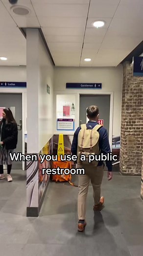 Public restroom #comedy