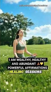 Louise hay: SPEAK THIS TO YOUR BODY EVERY DAY | I Am Wealthy, Healthy & Abundant ✨