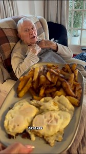 337K views · 10K reactions | 91 year old Grandad Joe had old fashioned style homemade eggs and chips cooked in lard for dinner and I do a tutorial on how to cook them. #lard #homemadechips #homemadechipstutorial #howtocookthebestchips #dinneridea #dinnerwithgrandadjoe #dadanddaughter #grandadjoe | Grandad Joe | Facebook