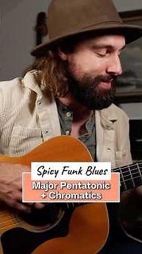 🌶️ Spicy Funk Blues Lick - CAGED Pentatonics + Chromatics!