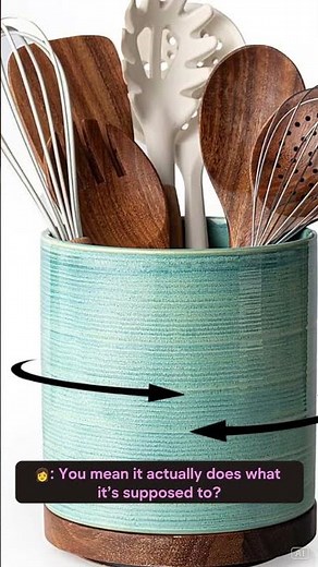 Innovative 360° Rotating Ceramic Utensil Holder Review