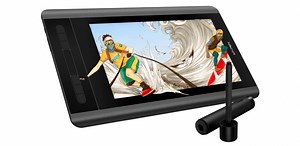 Drawing on XP-Pen Artist 12 Graphics Display