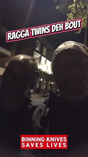 Binning Knives Saves Lives💯 Recording artists The Ragga Twins sending a message to the nation🔪❌️🙏