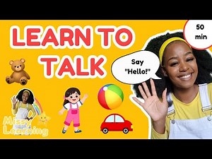 Learn To Talk - Speech Delay Practice Video for Toddlers and Babies | First Words & Sentences