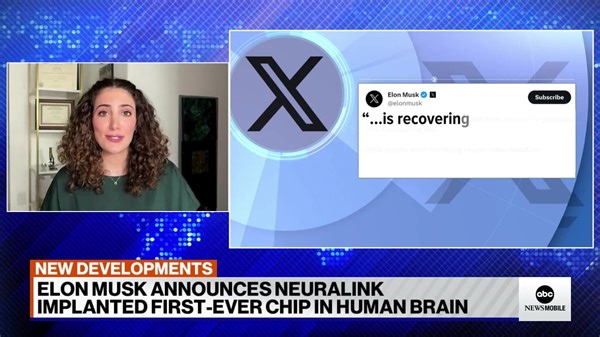 2.1K views · 24 reactions | Neurologist Dr. Leah Kroll joins ABC News' Kyra Phillips with more on Elon Musk's Neuralink, and the function of the first-ever chip implanted in the human brain. "The ability to give patients back neurologic function that they have lost would be nothing short of a medical miracle." | ABC News Live | Facebook