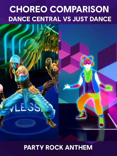 Party Rock Anthem: Dance Central vs. Just Dance