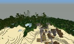 Minecraft- Best World Seed: Ravine, Jungle, NPC Village, Cave, Herobrine? Minecraft Map