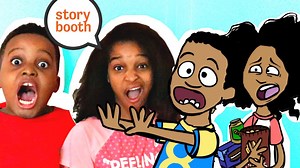 2K views · 160 reactions | We are so excited to share this collaboration we did storybooth ! With their help we shared the creepy (and funny) story of how a bat flew into our house! | Onyx Family | Facebook
