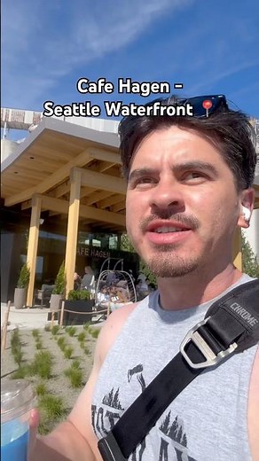 Waterfront coffee in Seattle