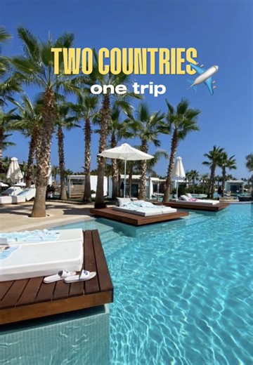 Instead of spending all that money to visit just one country, why not get TWO passport stamps on one trip? These country pairings just make sense: Thailand Bali Dubai Maldives South Africa Mauritius Spain Portugal Kenya Zanzibar Singapore Bali France Italy Ghana Togo Turkey Greece Qatar Maldives Which combo do you want a full cost breakdown for next? 🤭 #kellycoco19 #summervacation