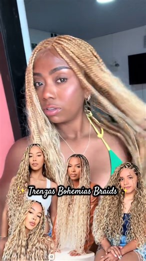 supernova_amazon_Store on Instagram: "Golden brown highlights🥰 ,Perfect for busy mornings, last-minute plans, and everyday slay💁🏽‍♀️ ... SUPERNOVA 36 Inches Full Lace Boho Box Braided Wig T274/614# ... Click the link in my bio for the same wig! . . #braided #braidedhair #braidedwig #hightlight #hightlightwig❤️"