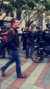 8.7K views · 40 reactions | There have been at least three arrests now at the May Day protests in Seattle, including this one a few minutes ago. Police just gave a dispersal order at Westlake Park. | FOX 13 Seattle | Facebook