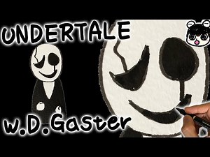 【UNDERTALE】How to draw W.D. Gaster | step by step