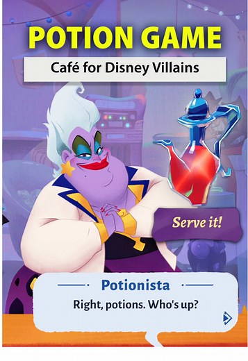 Serve potions and solutions to Disney Villains in this game! #ad Disney Villains Cursed Café is a cozy visual novel that's out now on Steam, Nintendo Switch, Xbox series X, Playstation 5. It's light-hearted, quite silly, and just fun to get to know a bit about some of my favorite characters. I'm a huge Ursula fan so I'm happy she's getting some extra screen time~ :) @Disney #cozygame #visualnovel #storyrichgame #Steamgame #nintendoswitchgame #xbox #playstation #disney #gamerecommendation