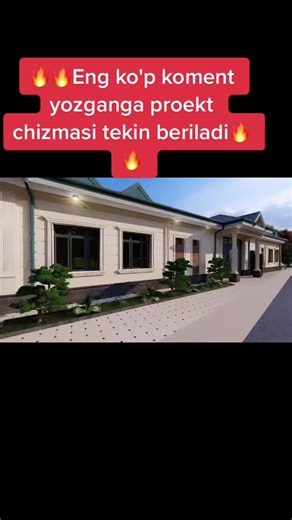 Zamonaviy 1 qavat 11 xonali uy proekti #uy #zamonaviy #proyektlar #uylar #uzb #uylarproyektlari #chiroyliuy #zamonaviy