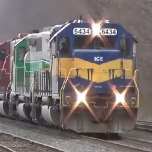7 Engines Colorful all EMD Lashup ICE SOO BN CSX Pan AM Engines