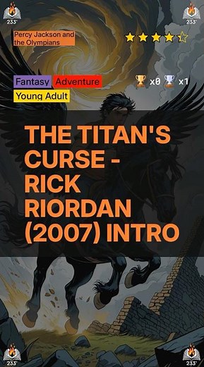 The Titan's Curse - Rick Riordan (2007) Intro (Percy Jackson and the Olympians - 3) - 4.37 ⭐️