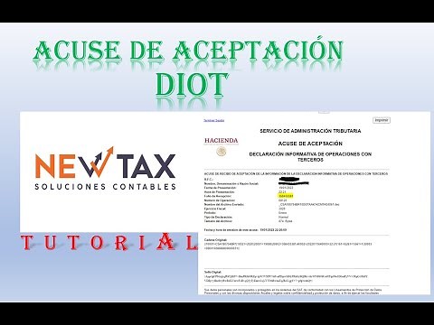 DIOT acuse de aceptación 2022, cómo consultarla e imprimir desde el portal del SAT || fácil y rápido