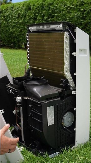 How to take apart portable AC #Shorts #Hvac