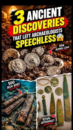 3 Ancient Discoveries That Sound Impossible 😳 #history #archaeologicalrevelations #facts