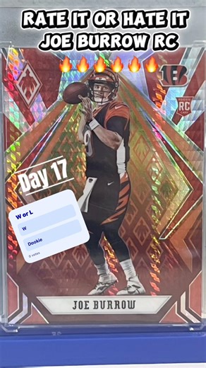 Joe Burrow RC #sportscards #nfl #football #bengals #joeburrow #fire