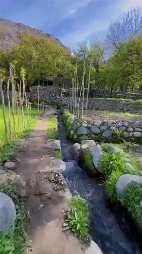 average street of Gilgit baltistan.