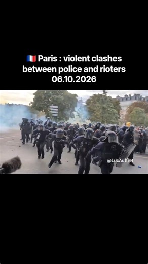 🇫🇷 Paris : violent clashes between police and rioters