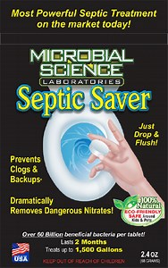 Septic Tank Treatment | Septic Saver Bacteria - Microbial Science Laboratories