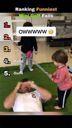 Ranking Funniest Mini Golf Fails! #minigolf #fails #laugh #funny #love