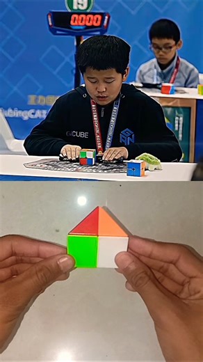 Snake cube "SQUARE PRYAMID" #snake #square #trending