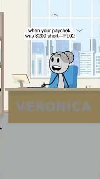 When your paychek was $200 short Pt 02 #animation #manager #corporate