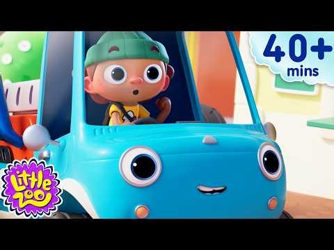 Mojo Mayhem Marathon! | Mojo Swoptops | Car Cartoons for Kids | Little Zoo